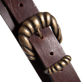 DEPECHE Smukt læderbælte i en blød kvalitet Belts 161 Dark brown