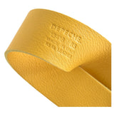 DEPECHE Talje bælte i blødt skind Belts 060 Yellow