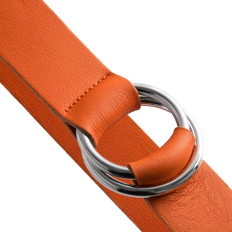 DEPECHE Talje bælte i blødt skind Belts 065 Orange