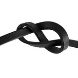 DEPECHE Taljebælte med metal og læder Belts 099 Black (Nero)