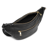 DEPECHE Feminin bumbag i blød skindkvalitet Bumbag 099 Black