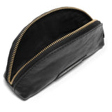 DEPECHE Lille rejse kosmetiktaske i blødt læder Accessories 099 Black