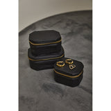 DEPECHE Medium smykkeboks i skind Accessories 099 Black