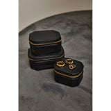 DEPECHE Stor smykkeboks i skind Accessories 099 Black